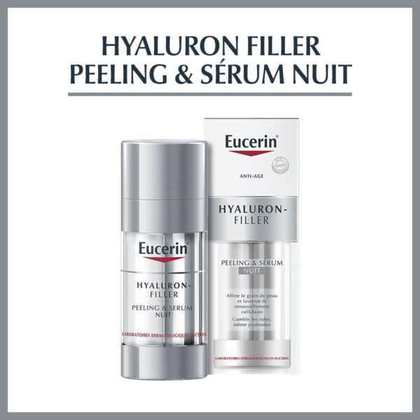 Eucerin – Hyaluron-Filler Peeling & Sérum Nuit – 50 ml