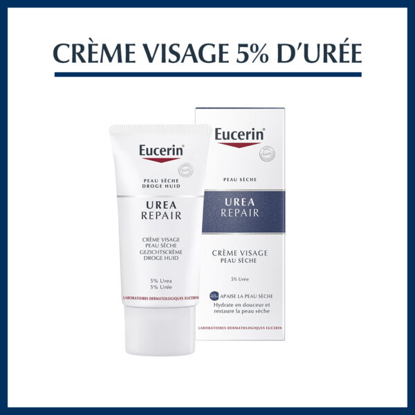 EUCERIN UreaRepair CRÈME VISAGE 5% D’URÉE