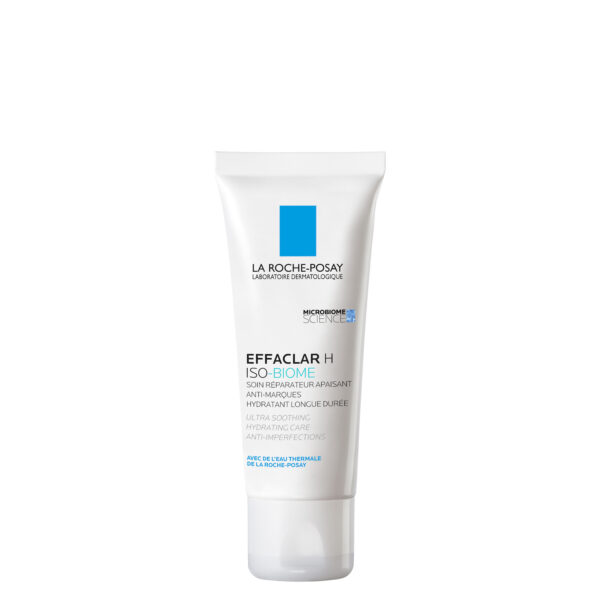 La-Roche-Posay EFFACLAR H ISO-BIOME soin réparateur apaisant anti-marques | Peau fragilisée par les traitements anti-acné | 40ml