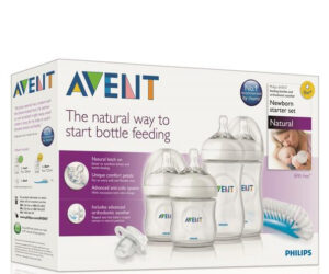 Avent – SCF565/62 – Biberon Classic + Garçon X2 260ml – 1 mois et + (Débit lent)