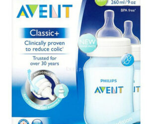 Avent – SCF563/61 – Biberon Classic + 330ml – 3 mois et + (Débit variable)