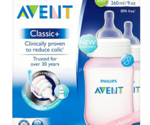 Avent – SCF563/61 – Biberon Classic + 330ml – 3 mois et + (Débit variable)