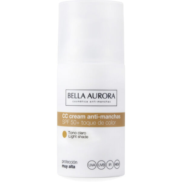 BELLA AURORA – CC crème anti-taches SPF50 Teinte Claire