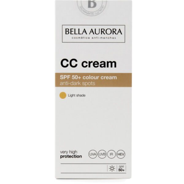 BELLA AURORA – CC crème anti-taches SPF50 Teinte Claire