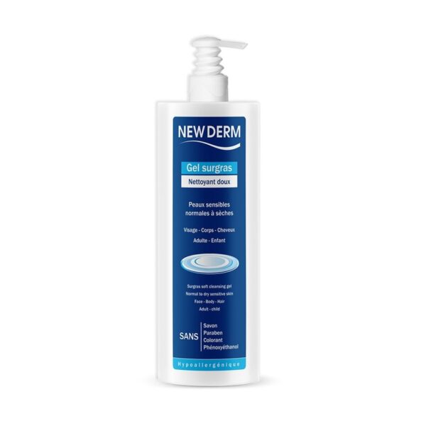 NEW DERM GEL SURGRAS NETTOYANT 500ML