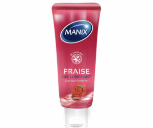 Manix Gel Massage Gourmand Fraise – 200 ml