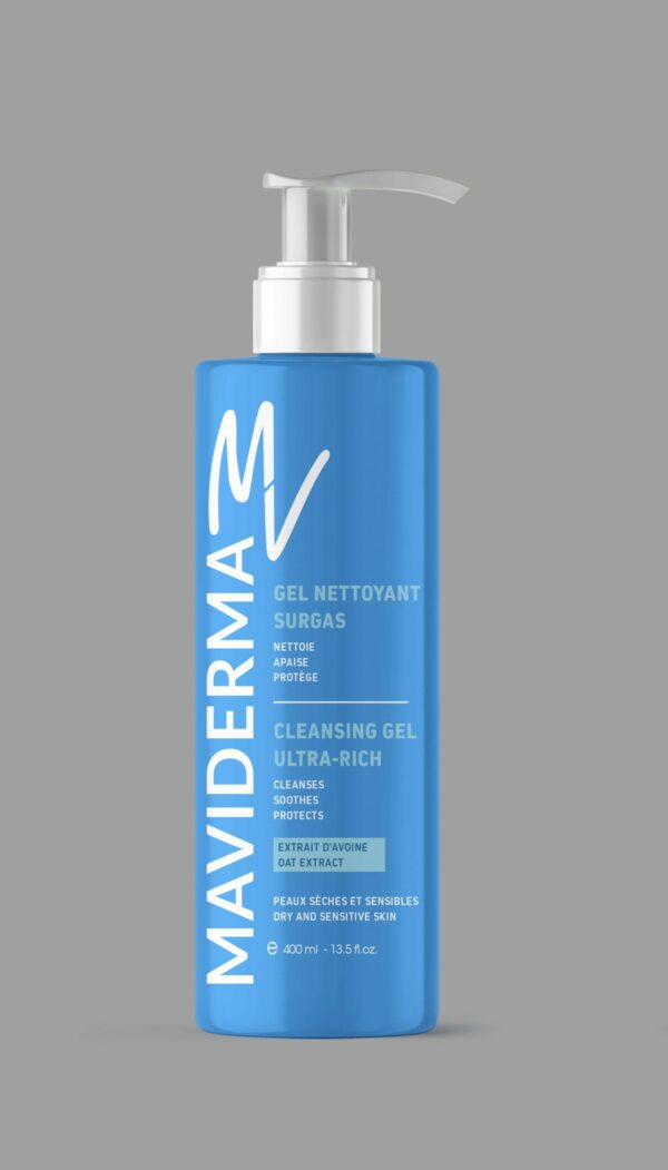 MAVIDERMA Gel Nettoyant Surgras  400ml