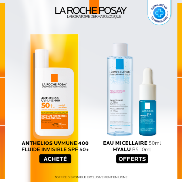 La Roche-Posay Anthelios Fluide Invisible Solaire SPF50+ Peau Sensible | 50ml