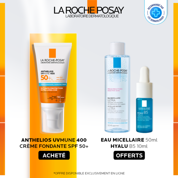 La Roche Posay ANTHELIOS UVMUNE 400 CRÈME SOLAIRE SPF50+ | Peau sensible normales à sèches  |50ml