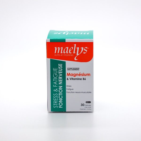 Maelys Magnésium & Vitamine B6 – 30 gélules