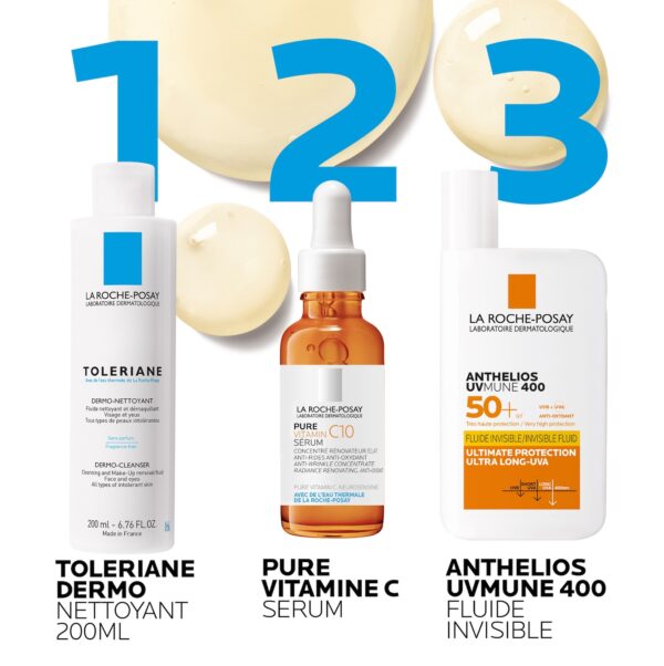 LA ROCHE POSAY PURE VITAMINE C10 30ML ACHETE ET HYALU B5 SÉRUM ANTI-ÂGE 10 + EAU THERMAL 50ML OFFERTS