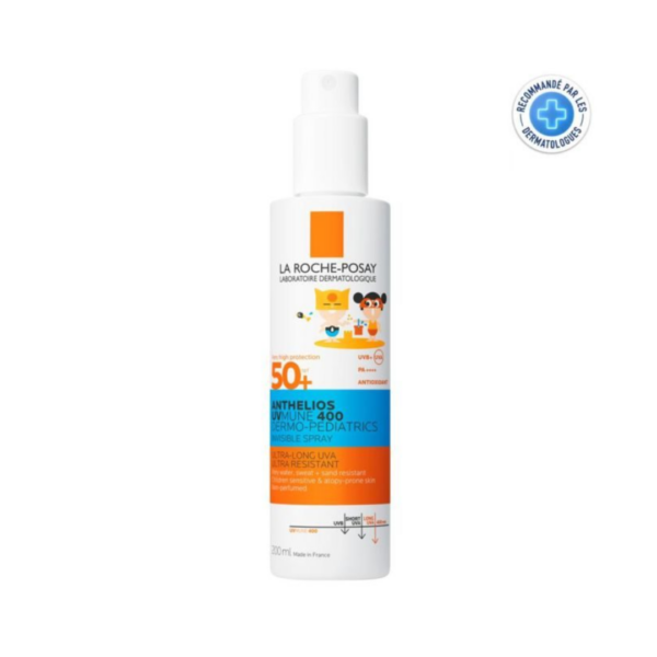 LA ROCHE POSAY ANTHELIOS UV MUNE 400 DERMO-PEDIATRICS SPRAY INVISIBLE SPF50+