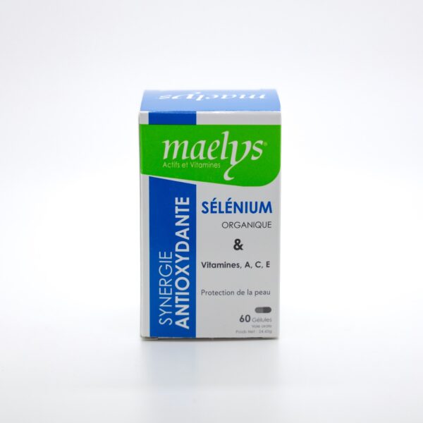 Maelys Sélénium organique & Vitamines A, C, E – 60 gélules