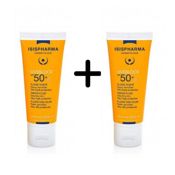 ISISPHARMA UVEBLOCK PACK PROMO 50SPF TEINTE CLAIRE