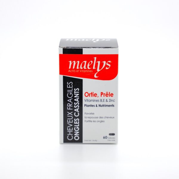 Maelys Ortie, Prêle Vitamines B, E & Zinc – 60 gélules