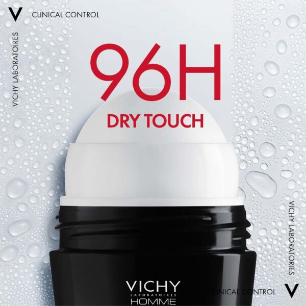 Vichy Homme DÉODORANT CLINICAL CONTROL 96H  |  Tous types de peau  |  50ml