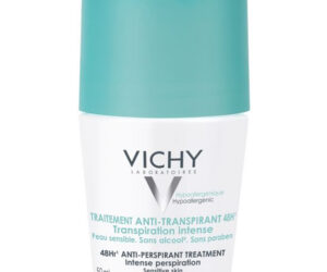 Vichy Dermo-Tolérance Déodorant Anti-Transpirant 48H Anti-Traces Jaunes et Blanches Aérosol | 125ml