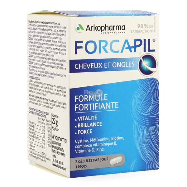 FORCAPIL Cheveux et Onlgles (60 Gélules)