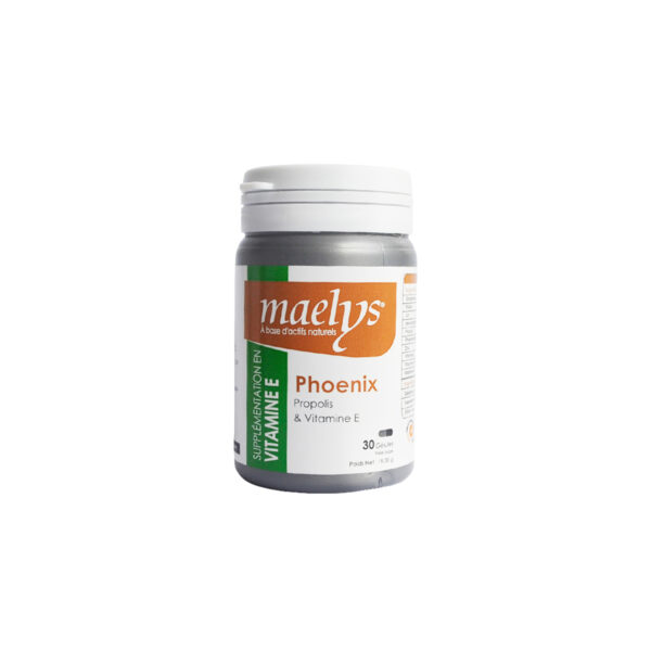 Maelys Phoenix Propolis & Vitamine E – 30 gélules