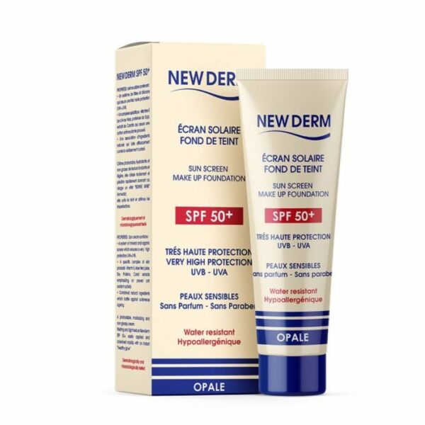 NEW DERM CREME SOLAIRE SPF 50+ OPALE 50ML