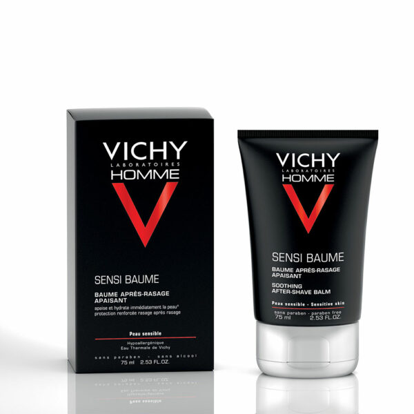 Vichy Homme Sensi-Baume Ca. Baume Après-Rasage Fortifiant Peau Sensible | 75ml